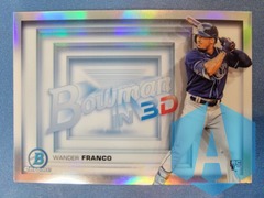 2022 Bowman Chrome Wander Franco #B3D-1 RC Bowman In 3D Tampa Bay Rays